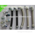 Black Conductive Corrugated PTFE Hose with stainless steel both end Flange